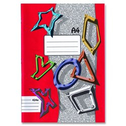 Školní sešit EKO 424 A4, linkovaný, s okraji, 20 listů