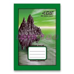 Školní sešit EKO 425 A4, čtverečkovaný, 20 listů