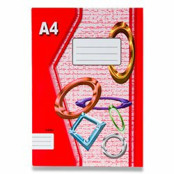 Školní sešit EKO 444 A4, linkovaný, s okraji, 40 listů