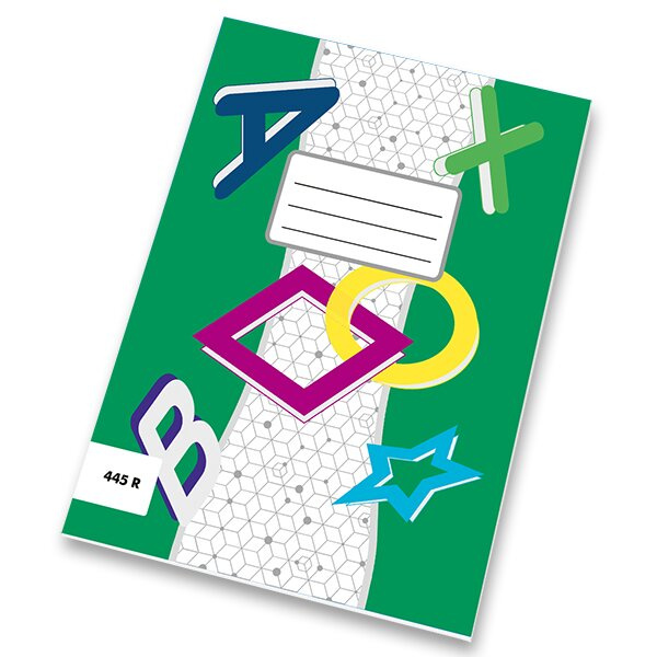 Školní sešit EKO 445 A4, čtverečkovaný, 40 listů