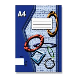 Školní sešit EKO 460 A4, čistý, 60 listů