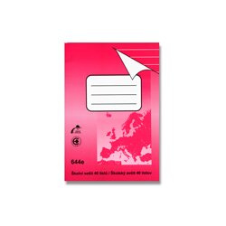 Školní sešit EKO 644 A6, linkovaný, 40 listů