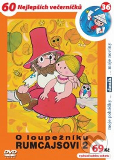 O loupežníku Rumcajsovi 2. - DVD - Václav Čtvrtek, Čtvrtek Václav - film z kategorie Animované pohádky