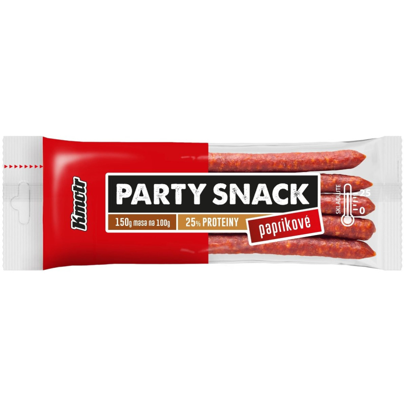 Kmotr Party snack klobásky paprikové