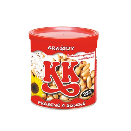 KK arašídy - v plechu, 227 g
