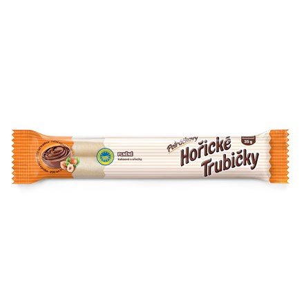 Petráčkovy Hořické trubičky plněné kakaové s ořechy 20 x 35 g