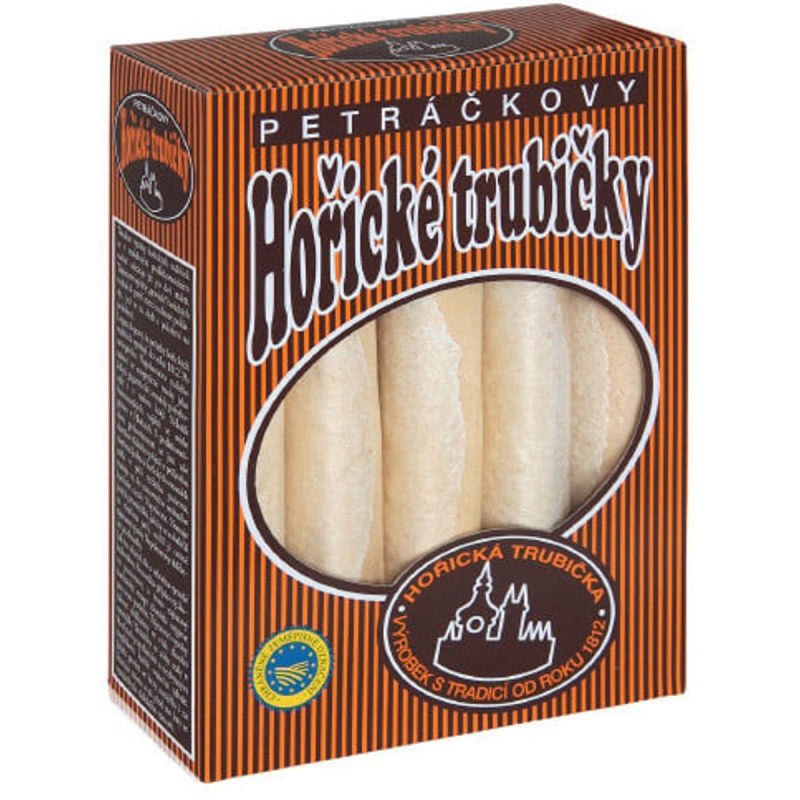 Petráčkovy hořické trubičky s cukrovým posypem