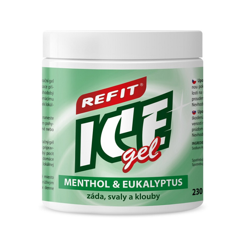 Refit Ice masážní gel s eukalyp.+menthol.220ml