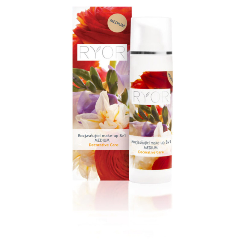 RYOR Rozjasňující make-up 8v1 MEDIUM, 30ml