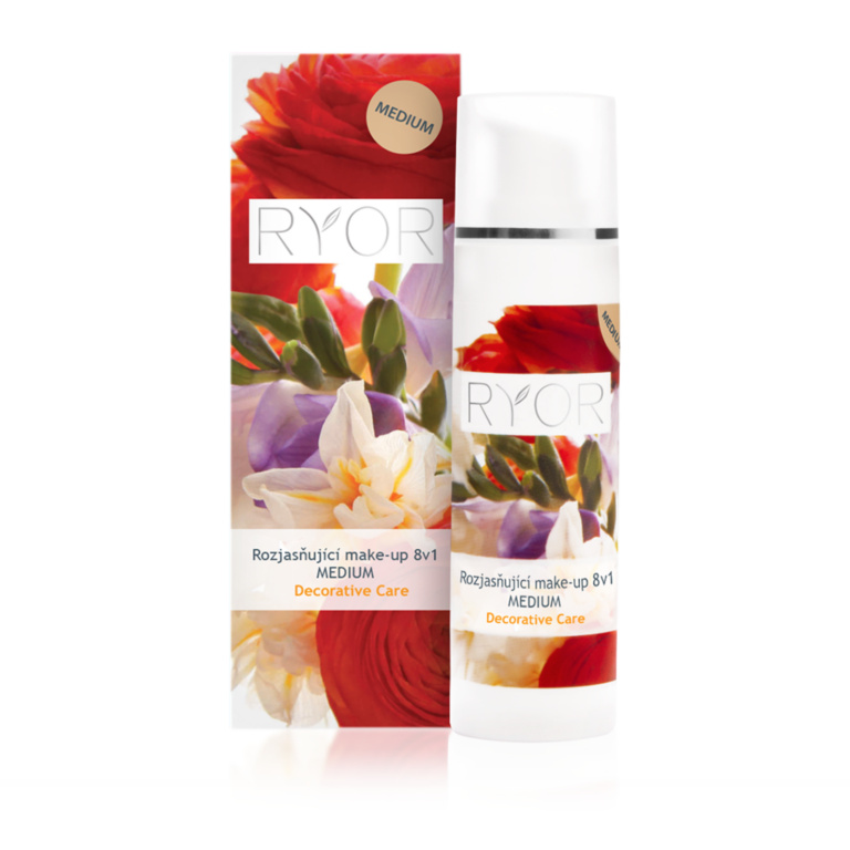 RYOR Rozjasňující make-up 8v1 MEDIUM, 30ml