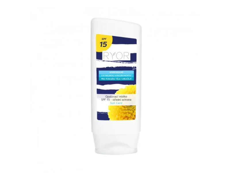 Ryor Opalovací mléko SPF 15, 200 ml
