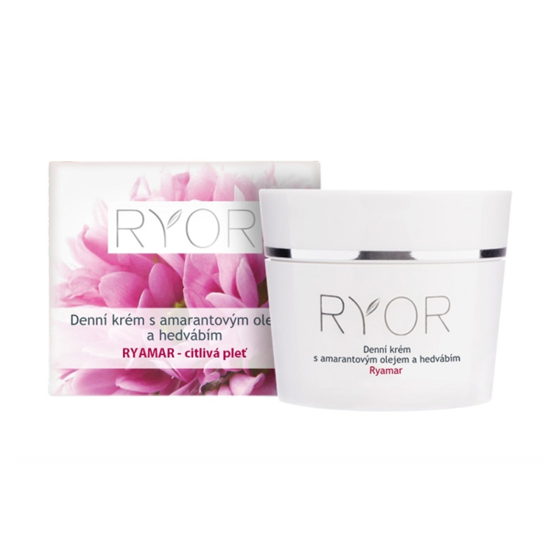 RYOR Ryamar denní krém s amarantovým olejem a hedvábím 50 ml