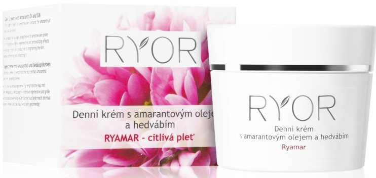 RYOR Ryamar denní krém s amarantovým olejem a hedvábím 50 ml