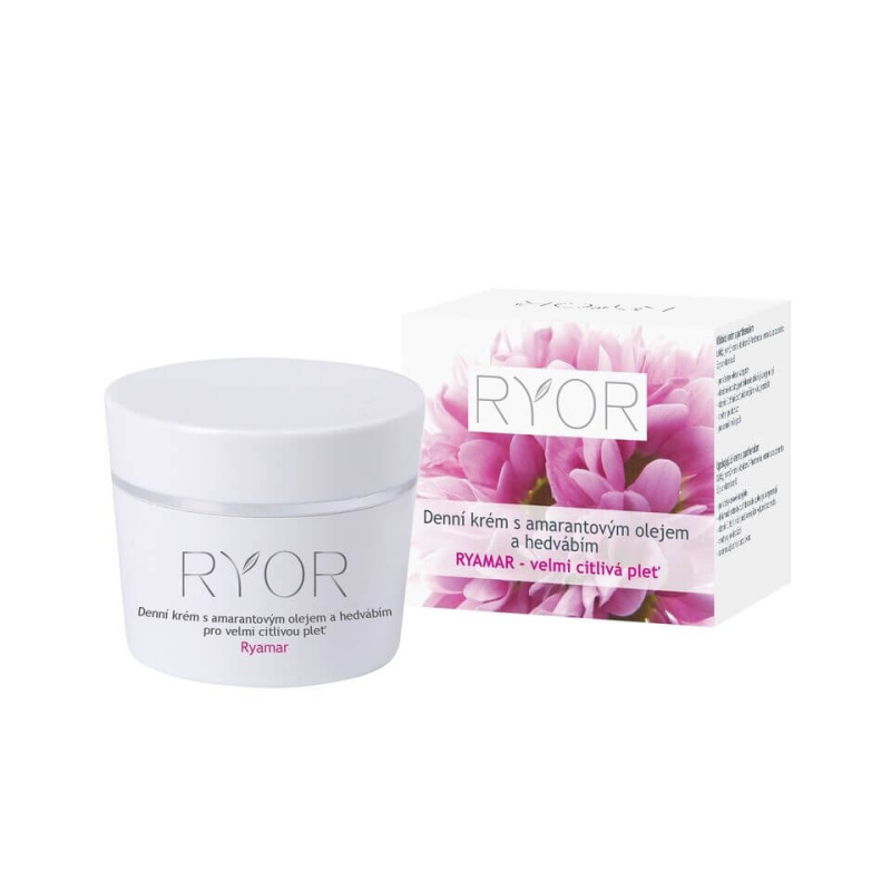 RYOR Ryamar denní krém s amarantovým olejem a hedvábím 50 ml