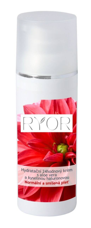 RYOR Hydratační 24hodinový krém s aloe vera a kys. hyaluronovou, 50ml