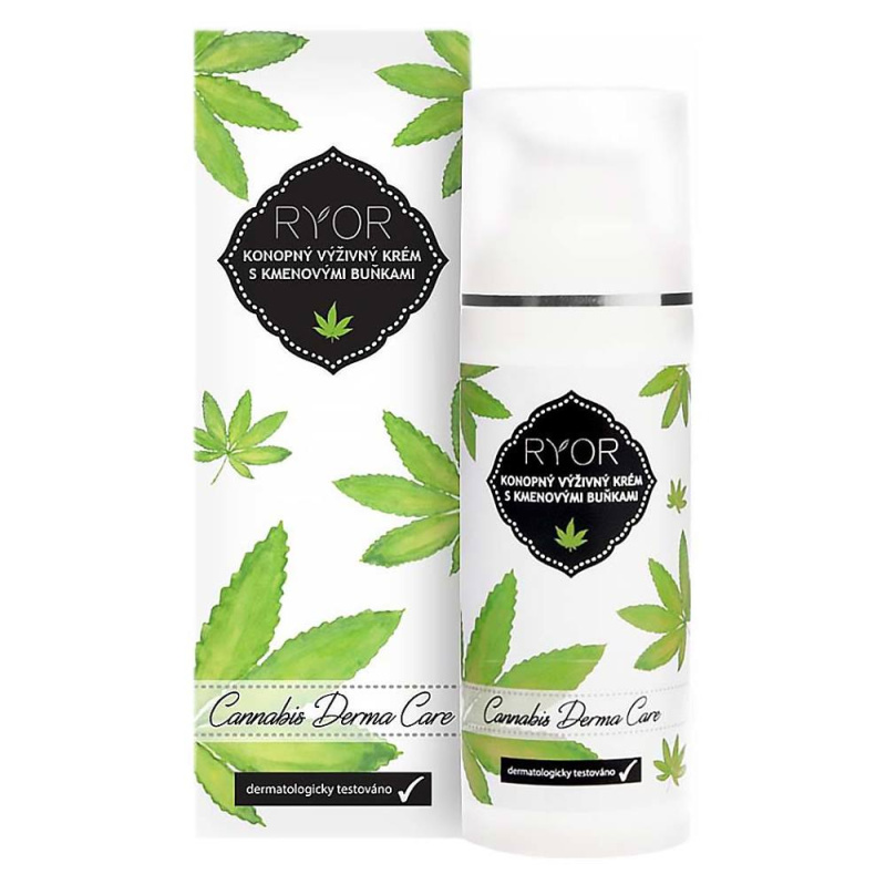 RYOR Konopný výživný krém s kmenovými buňkami, 50ml
