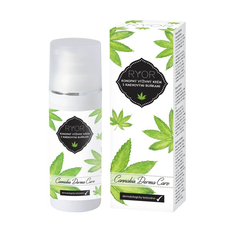 RYOR Konopný výživný krém s kmenovými buňkami, 50ml