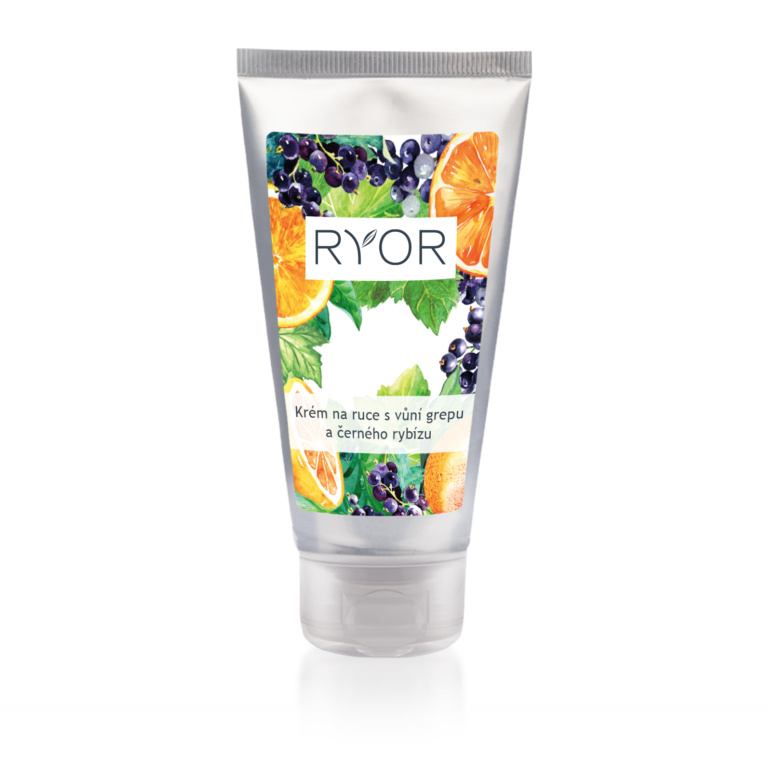 RYOR Face & Body Care krém na ruce s vůní grepu a černého rybízu 50 ml