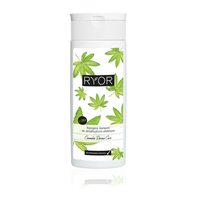 RYOR Konopný šampon se zklidňujícím efektem, 200ml