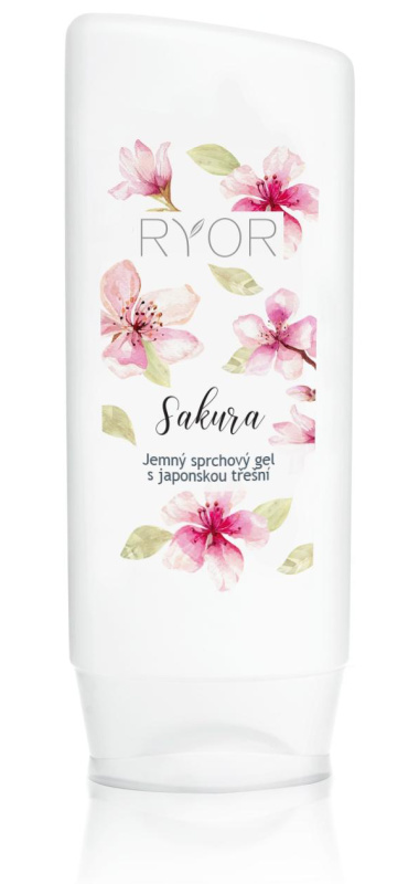 RYOR - Sakura jemný sprchový gel s japonskou třešní  Sprchový gel 200 ml