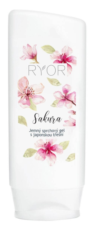 RYOR - Sakura jemný sprchový gel s japonskou třešní  Sprchový gel 200 ml