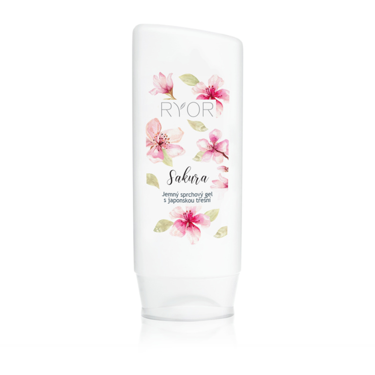 RYOR - Sakura jemný sprchový gel s japonskou třešní  Sprchový gel 200 ml