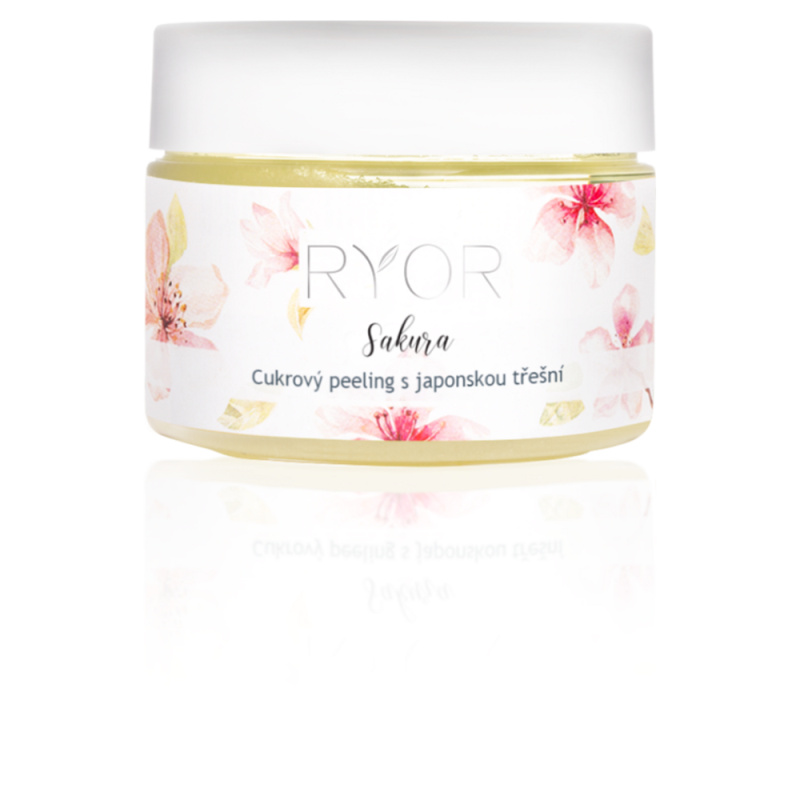 RYOR Japonská Třešeň cukrový peeling pro jemné čištění a výživu pokožky 325 g