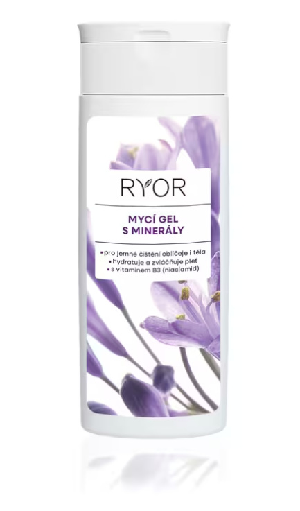 RYOR Čištění a Odličování mycí gel s minerály 200 ml