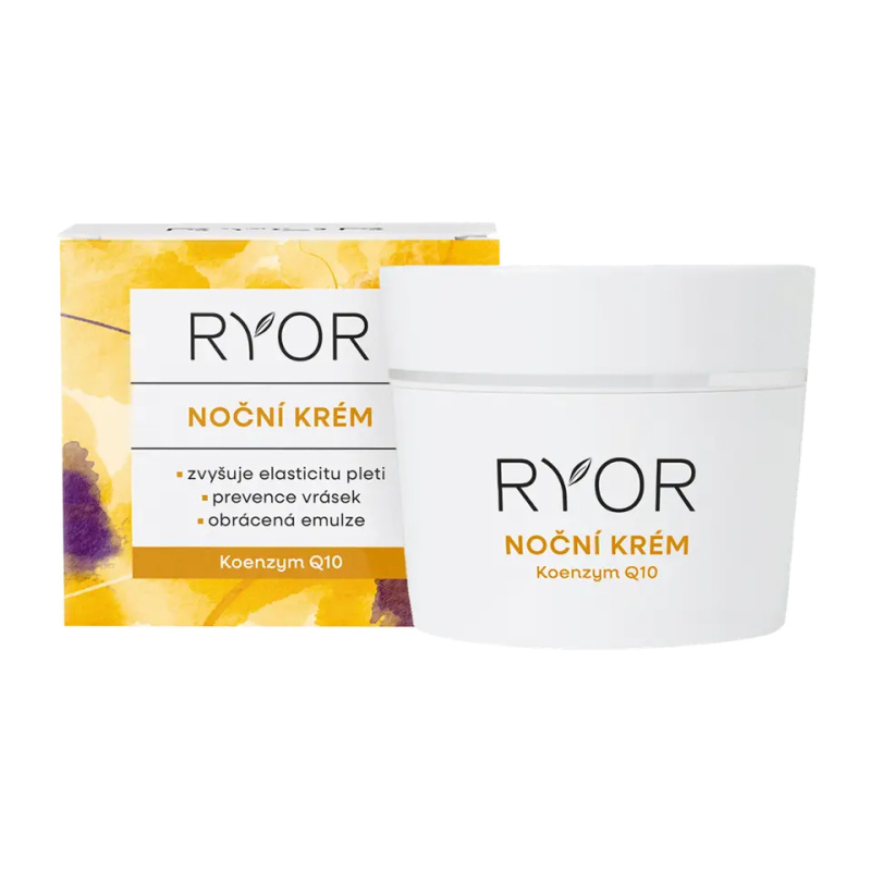 RYOR Noční krém - Q10, 50ml