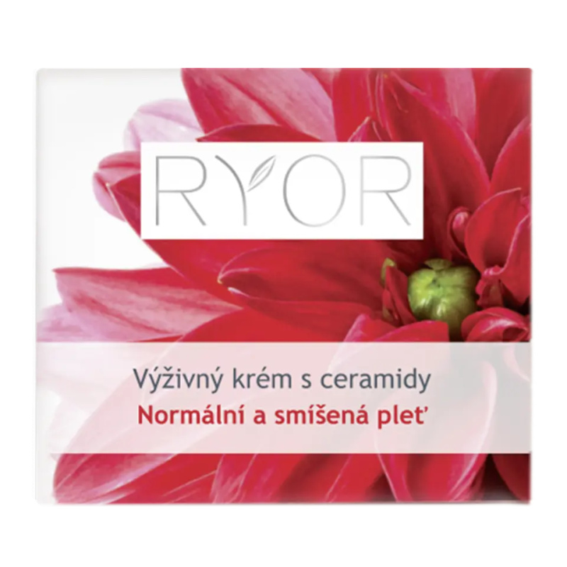 RYOR Normalní a Smíšená Pleť výživný krém s ceramidy 50 ml