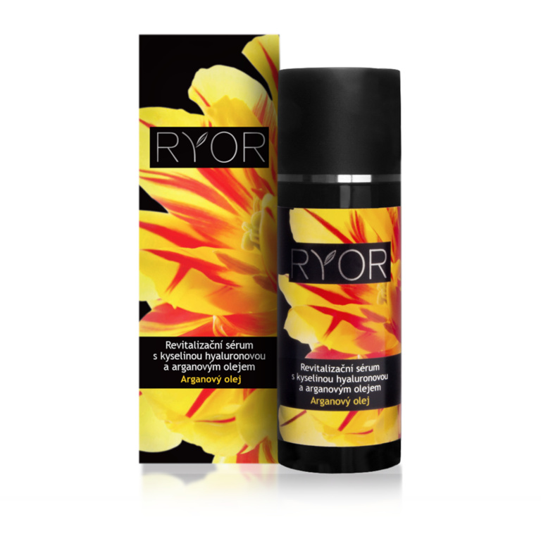 RYOR Revitalizační sérum s kys.hyaluronovou a arganovým olejem, 50ml