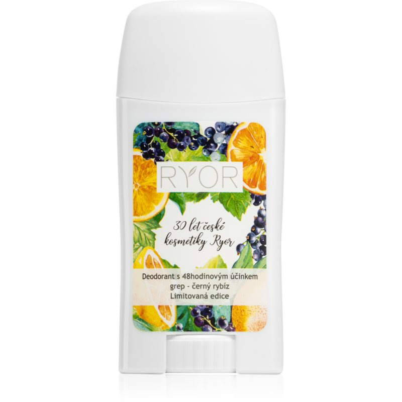 RYOR Deodorant s 48hodinovým účinkem grep - černý rybíz, 50ml