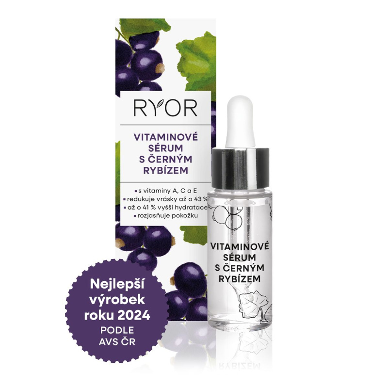 RYOR Vitaminové sérum s černým rybízem 15 ml