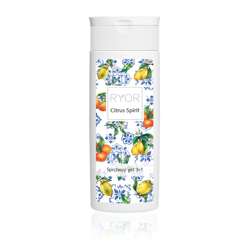 RYOR Citrus Spirit sprchový gel 3 v 1 200 ml