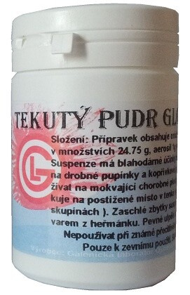 Galmed tekutý pudr s mentolem 100 g