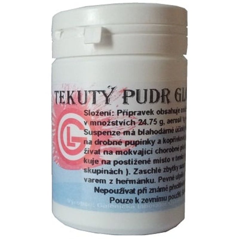 Galmed tekutý pudr s mentolem 100 g