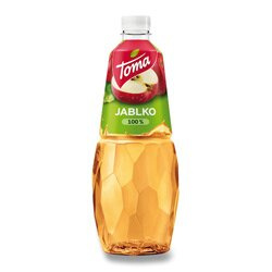 Toma - ovocný džus - Jablko 100%, 1 l
