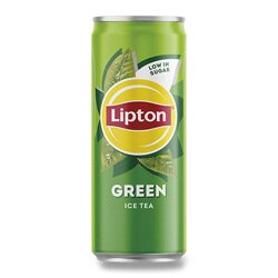 Lipton - ledový čaj - plech, 0,33 l, zelený čaj
