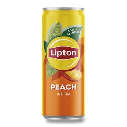 Lipton - ledový čaj - plech, 0,33 l, broskev