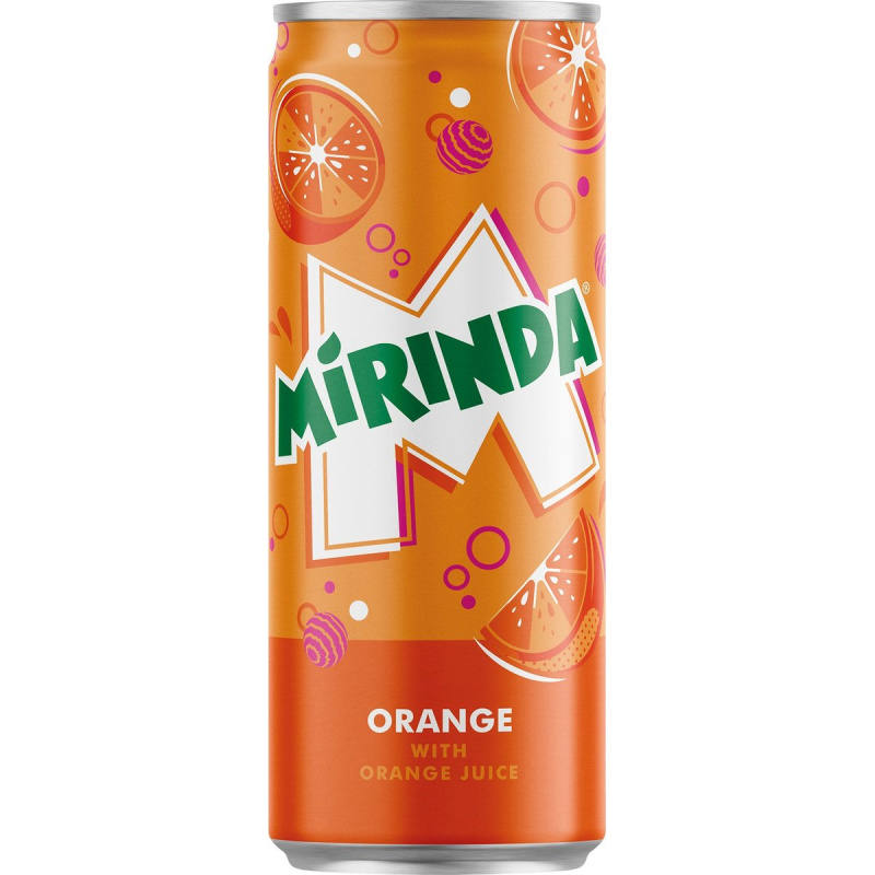 Mirinda pomeranč plech