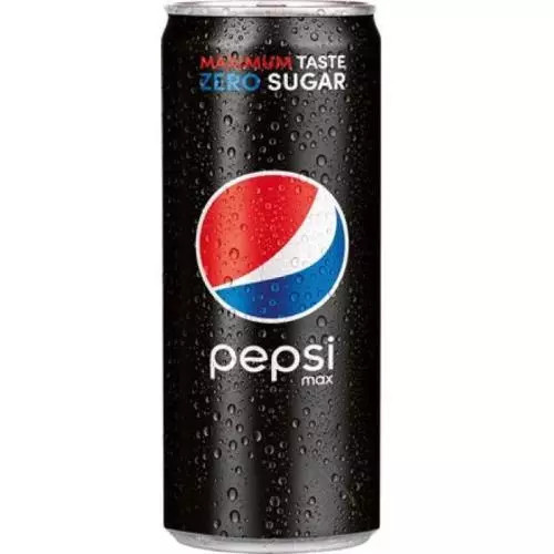 Pepsi Zero Sugar - kolový nápoj - plech, 0,33 l
