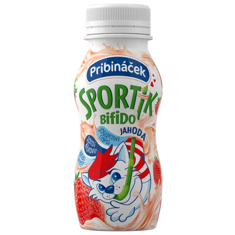 Pribináček Sportík Bifido jahoda