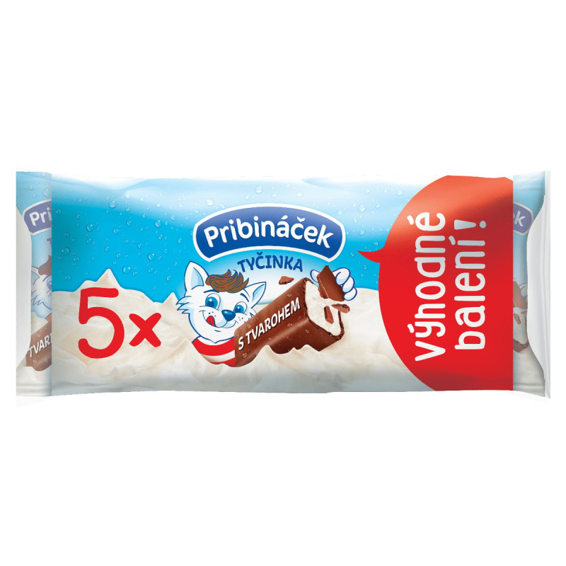 Pribináček Tyčinka s Tvarohem Výhodné balení 190g