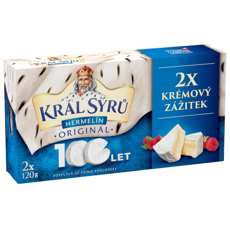 Král sýrů Duopack (2×120 g)