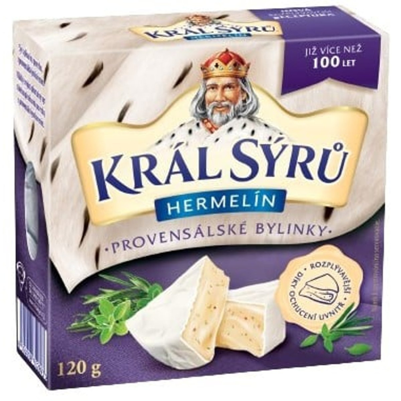 Král Sýrů Hermelín Provensálské bylinky