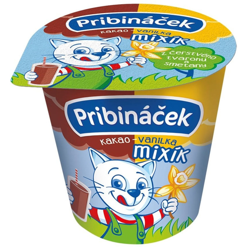 Pribináček Mixík dezert kakao a vanilka
