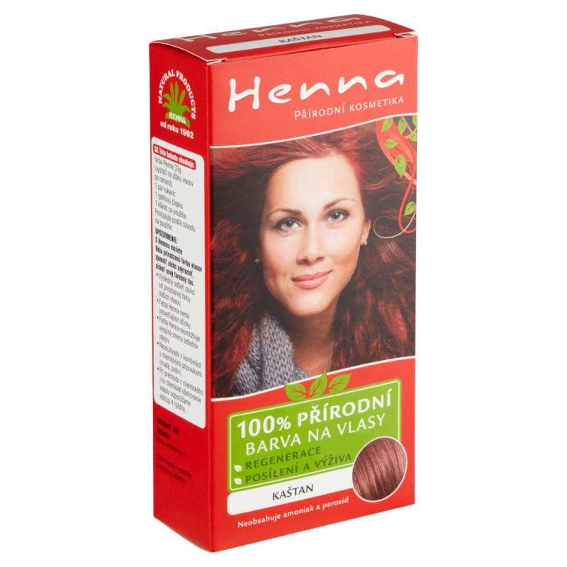HENNA Barva na vlasy Kaštan 33 g