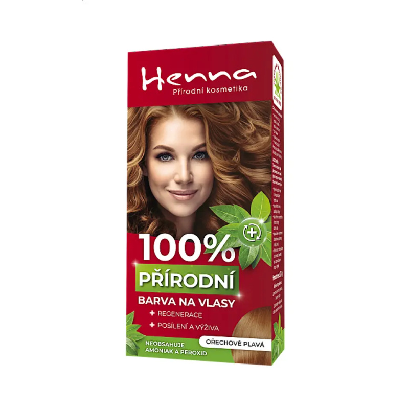 Henna Přírodní barva na vlasy ořechově plavá