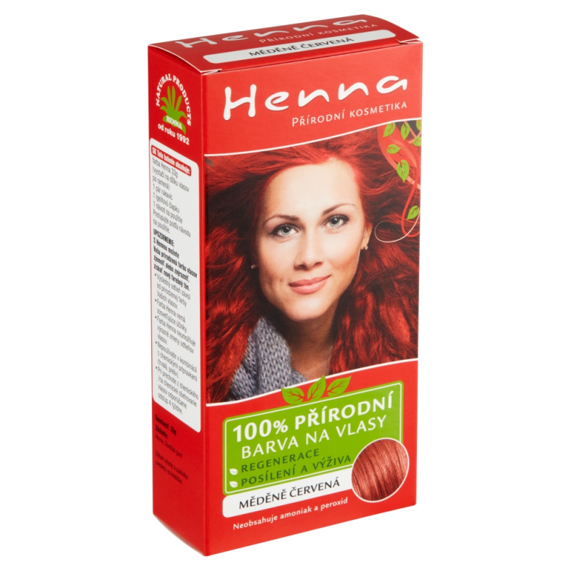 HENNA Barva na vlasy Měděně červená 33 g