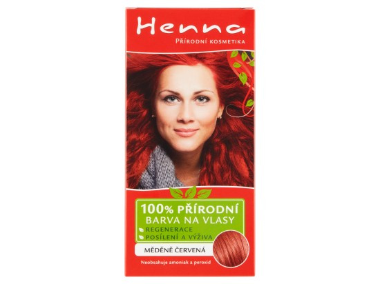 HENNA Barva na vlasy Měděně červená 33 g